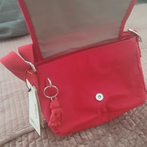 Red kipling crossbody